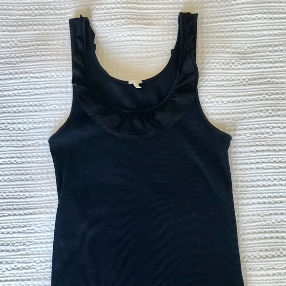 J. Crew Navy Scoop-Neck Tank in Size Large - Picture 2 of 5